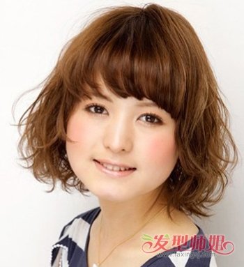 微胖脸型适合沙宣头吗 胖脸沙宣短发发型(3)