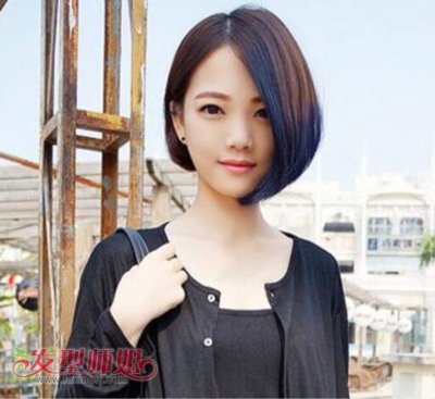 短发发型适合挑染吗 短发烫染发型图片(3)