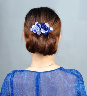 中年妇女盘发发型 中年妇女盘发发型步骤(5)