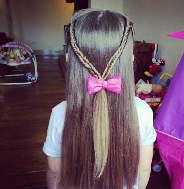 小孩子怎么样编头发好看 小孩编头发花样(3)