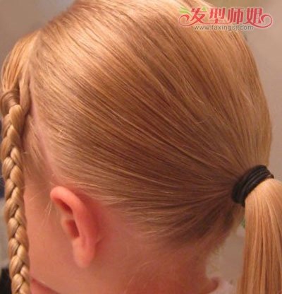 怎样给儿童盘发型 儿童长发盘发发型扎法图解