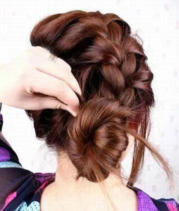 教你编蝎子辫教程 精致蝎子辫的编法图解(3)_发