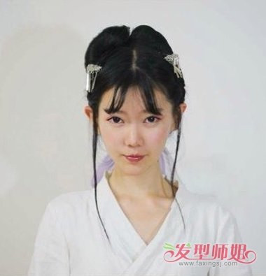 用一个盘发器怎样盘古装发型 简单的古装发型