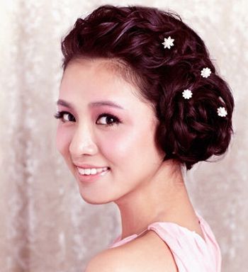 新娘发型图片编发步骤 参加婚礼编发发型(6)