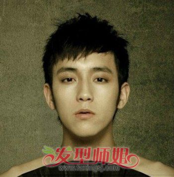 短发型男全方位图片韩版男士短发型4