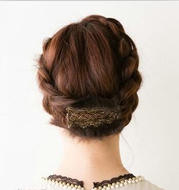 适合齐肩短发的编发 齐肩短发简单编发(5)