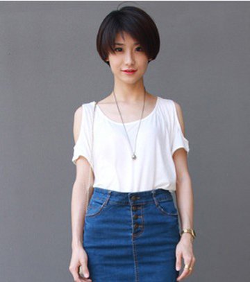 超短发发型如何穿衣 女生最新超短发型图(2)