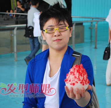 符合初中生的男短发发型初中2016发型男士胖子超酷圆脸(4)画胖子v短发假期的图片
