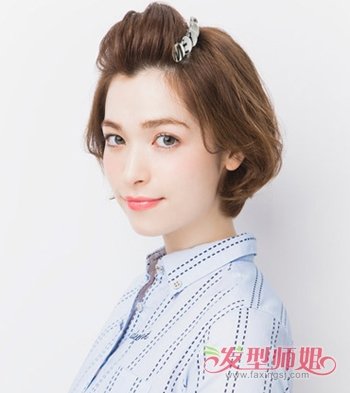 发型短配短发头发发型扎齐耳额头_发型师男生卷长发发型微图片