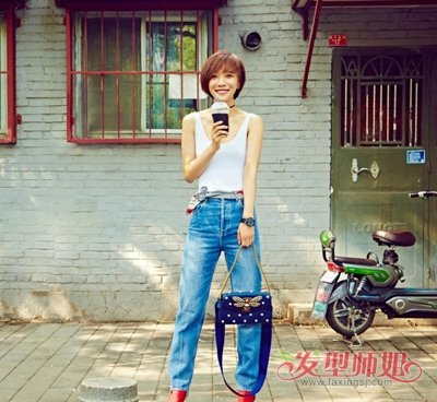 王珞丹短发演绎时尚帅 王珞丹示范率性时髦发型