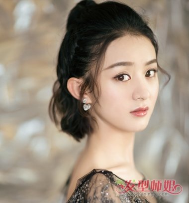 赵丽颖取代Baby成Dior发型赵丽颖最新大使发a发型新娘公主可爱短发风格图片
