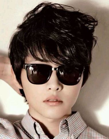 男生纹理烫发发型图片 男士纹理烫烫发型图片(3)